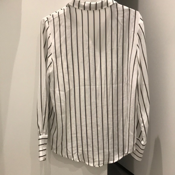 Fashion Nova Stripped Collar Button Down Shirt - Picture 6 of 6